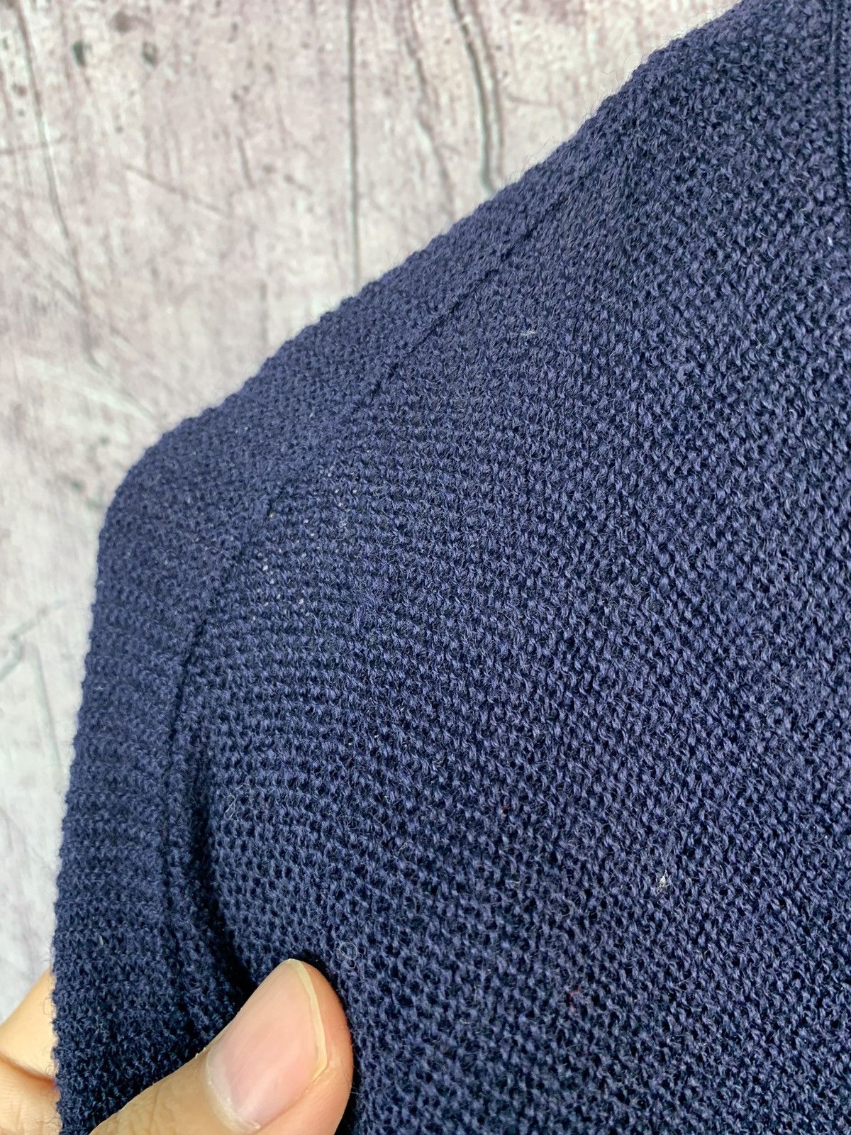 Lacoste Vintage Cardigan Buttons Wool Sweater Size US L / EU 52-54 / 3 - 12 Thumbnail