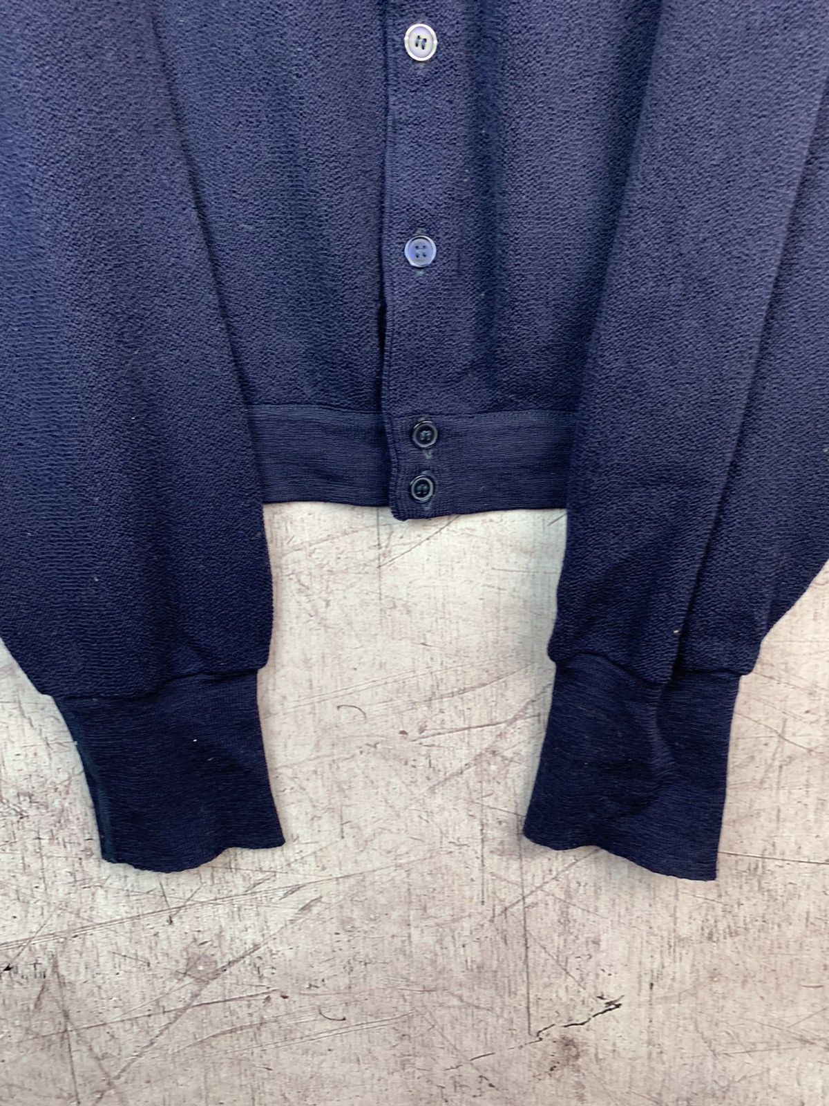 Lacoste Vintage Cardigan Buttons Wool Sweater Size US L / EU 52-54 / 3 - 7 Thumbnail