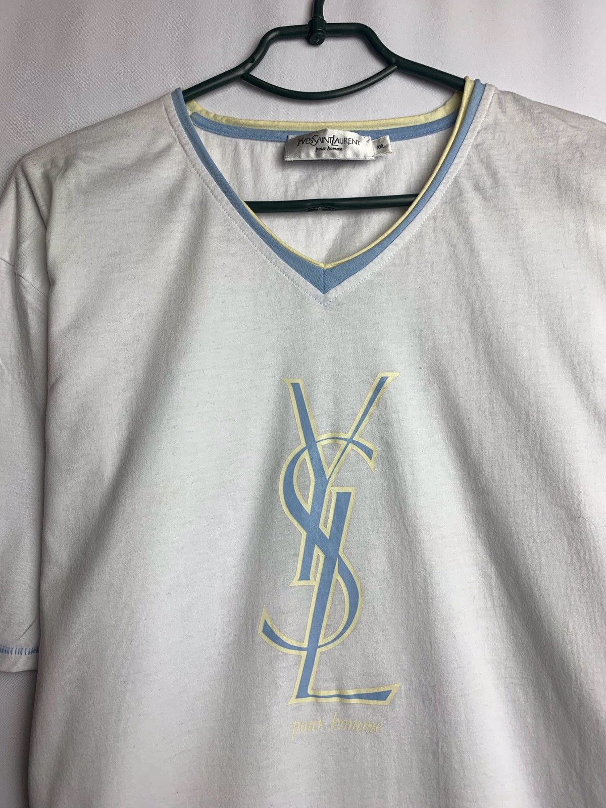 Other Vintage Yves Saint Laurent YSL T Shirt Size US XXL / EU 58 / 5 - 5 Thumbnail