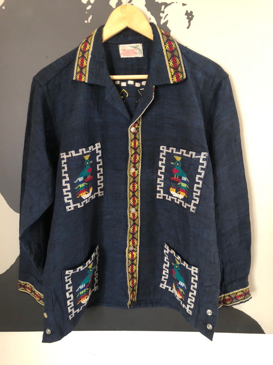 Vintage VINTAGE GUATEMALA BUTTON SHIRT BODE VISVIM STYLE COWBOY Size US M / EU 48-50 / 2 - 1 Thumbnail