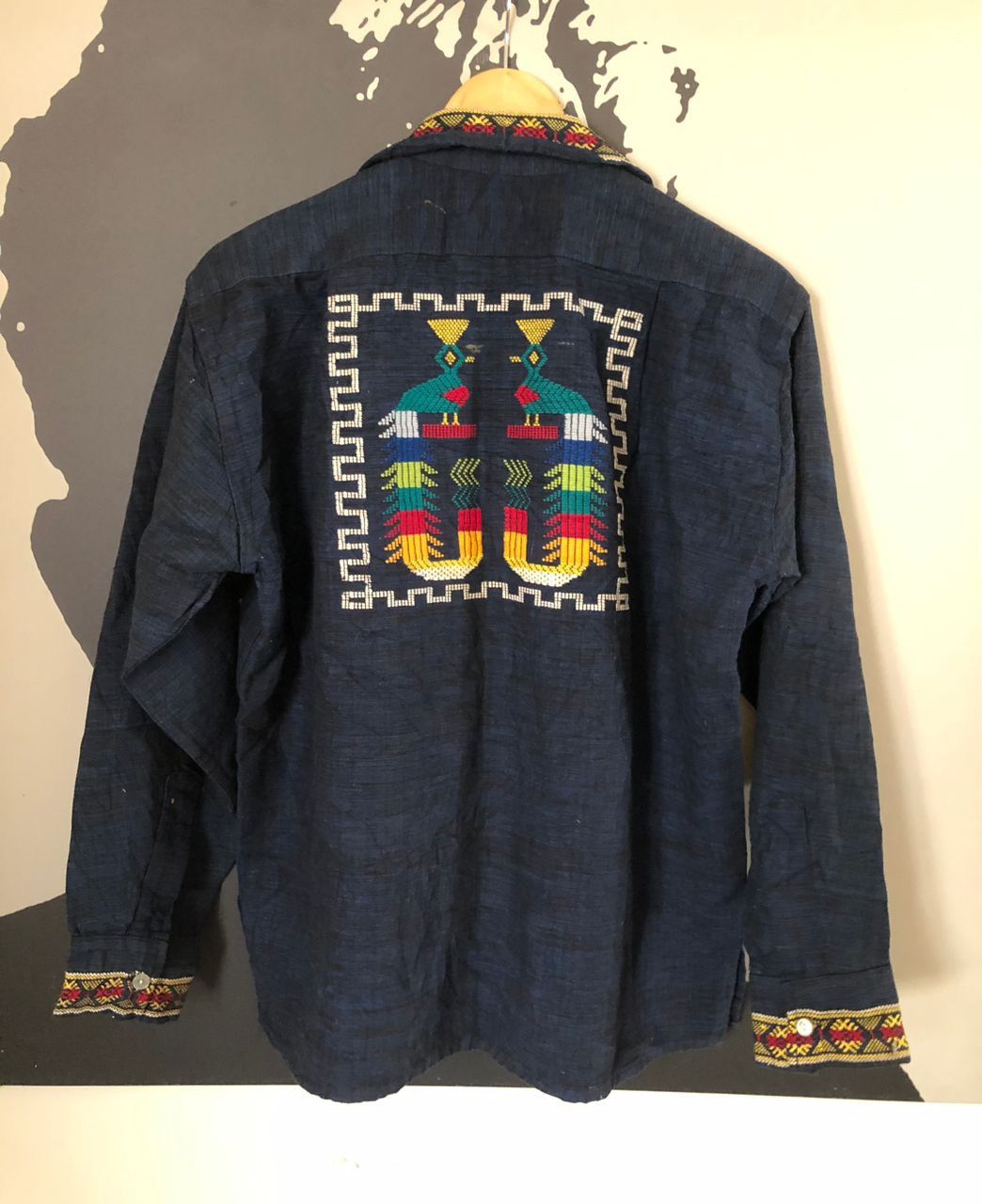 Vintage VINTAGE GUATEMALA BUTTON SHIRT BODE VISVIM STYLE COWBOY Size US M / EU 48-50 / 2 - 2 Thumbnail