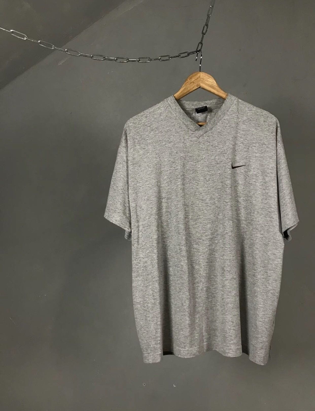 Nike × Vintage Nike swoosh streetwear vintage tee Size US L / EU 52-54 / 3 - 1 Thumbnail