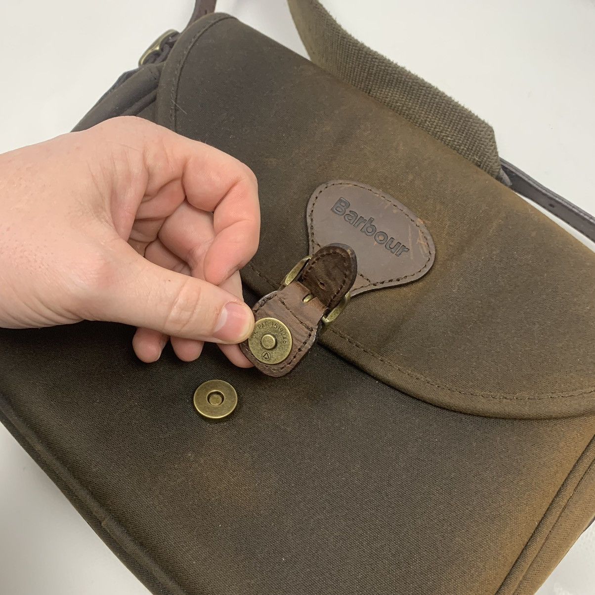 Barbour Barbour Wax Leather Cartridge Bag Size ONE SIZE - 3 Thumbnail