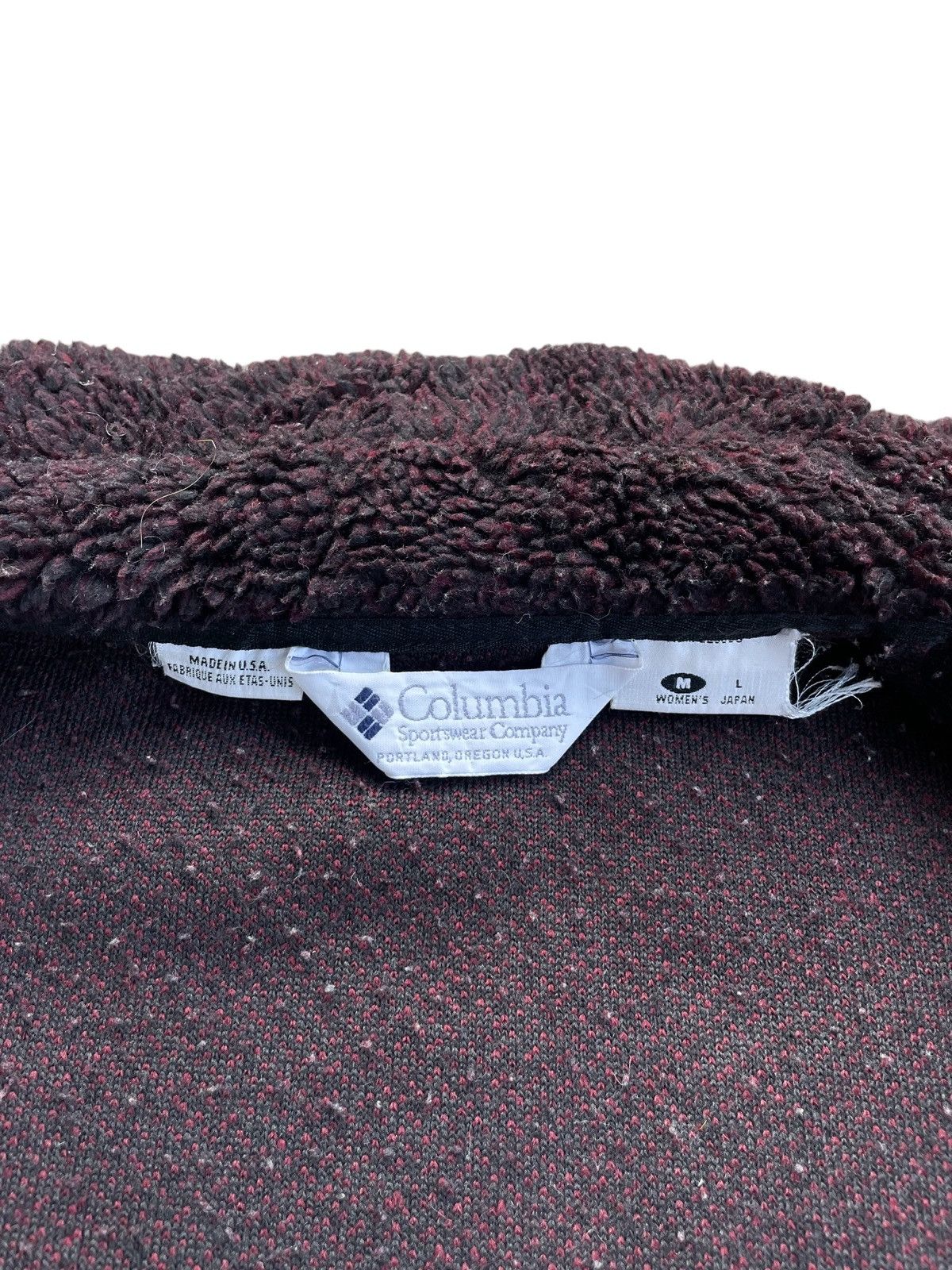 Columbia Columbia Jacquard Deep Pile Floral Fleece Blouson Jacket Size M / US 6-8 / IT 42-44 - 16 Thumbnail