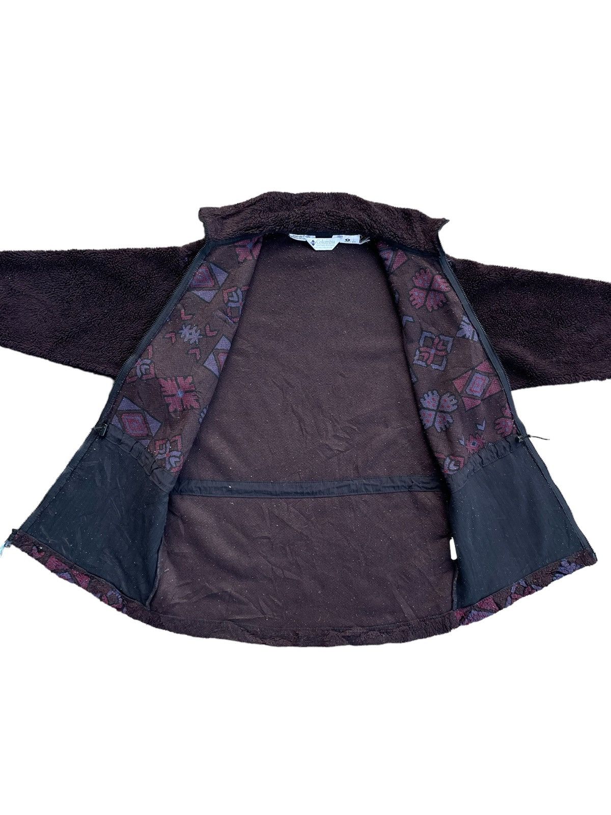 Columbia Columbia Jacquard Deep Pile Floral Fleece Blouson Jacket Size M / US 6-8 / IT 42-44 - 11 Thumbnail