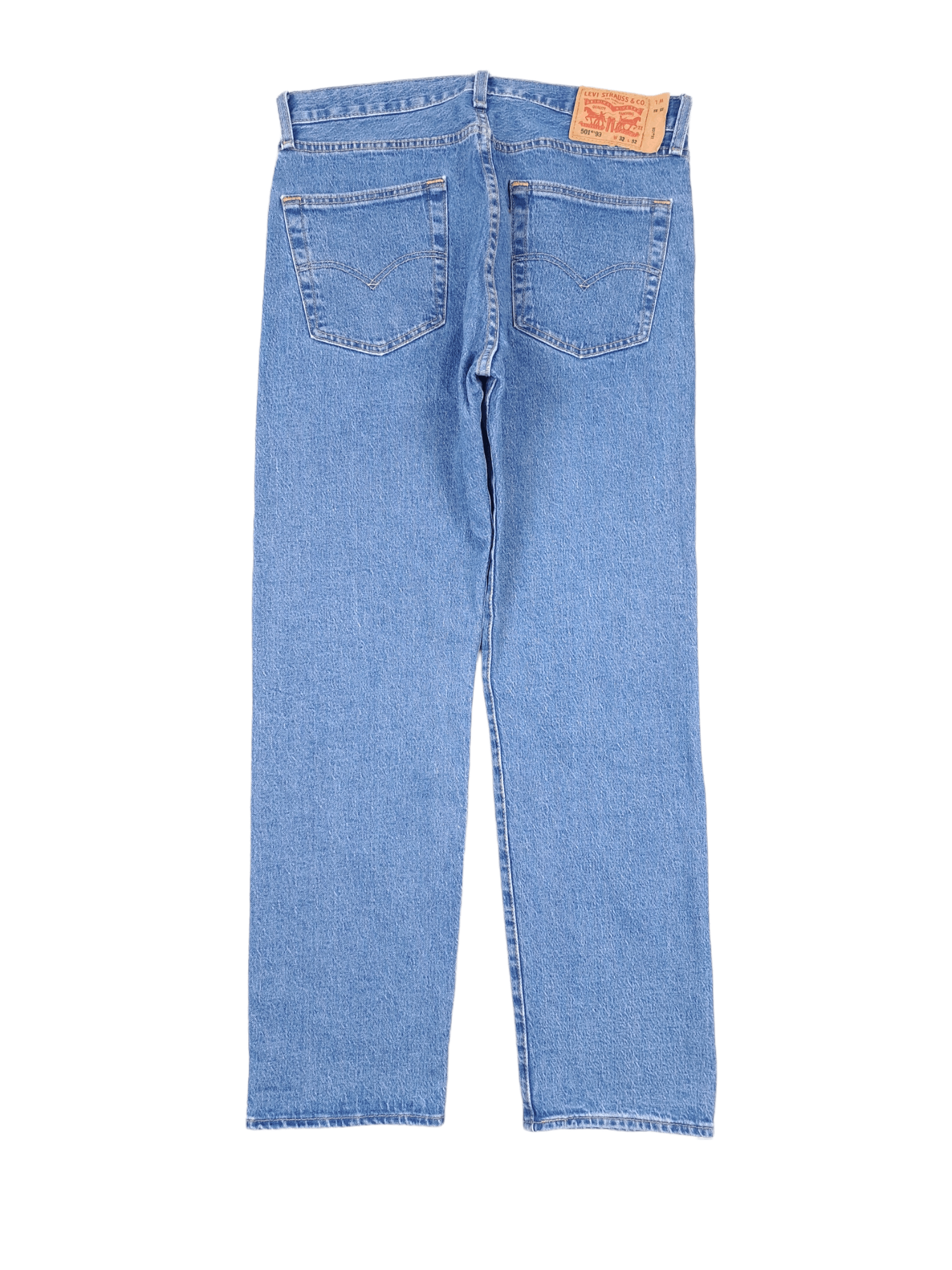 Levi's × Levi's Vintage Clothing × Vintage 💎 32/32 Bundle of 3x Levi's 501 93' Navy Straight Jeans Y2K Size US 32 / EU 48 - 13 Thumbnail