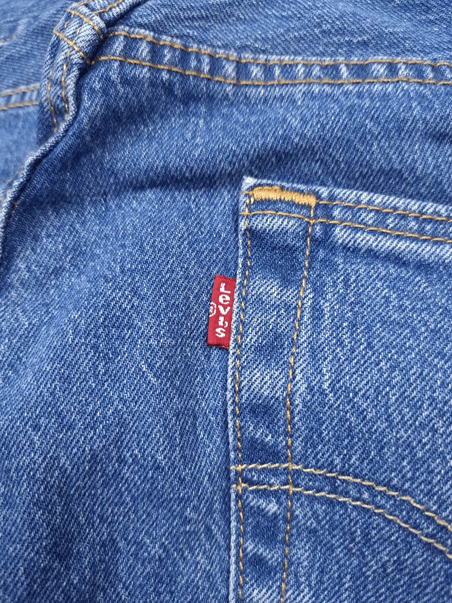 Levi's × Levi's Vintage Clothing × Vintage 💎 32/32 Bundle of 3x Levi's 501 93' Navy Straight Jeans Y2K Size US 32 / EU 48 - 15 Thumbnail