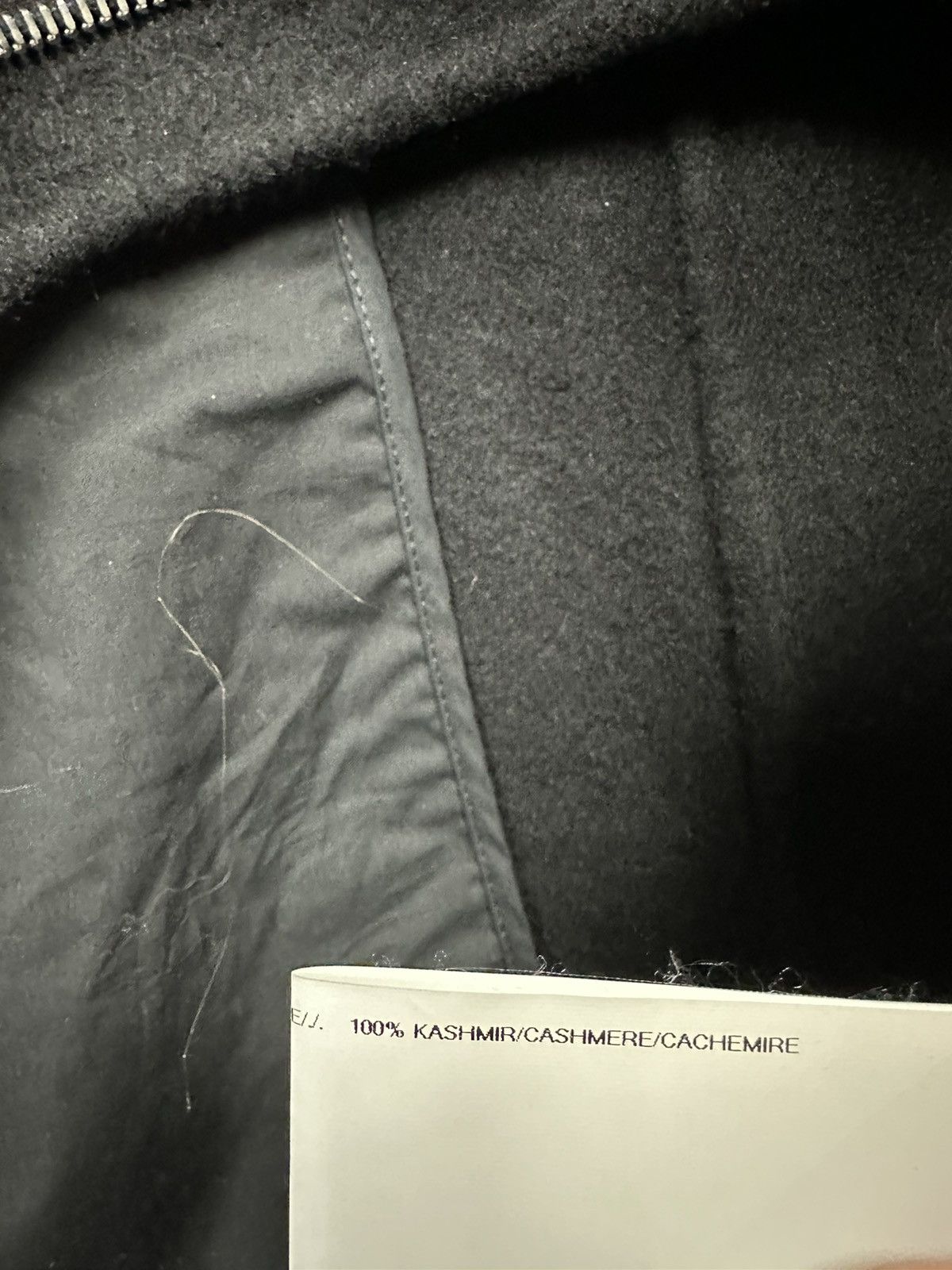 Rick Owens FW14 ‘MOODY’ Felted Cashmere Bodybag Size US L / EU 52-54 / 3 - 10 Thumbnail
