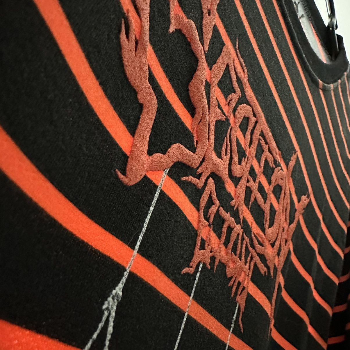 Section 8 Section 8: Hang In There (Black and Orange Stripe T Shirt) Size US M / EU 48-50 / 2 - 4 Thumbnail