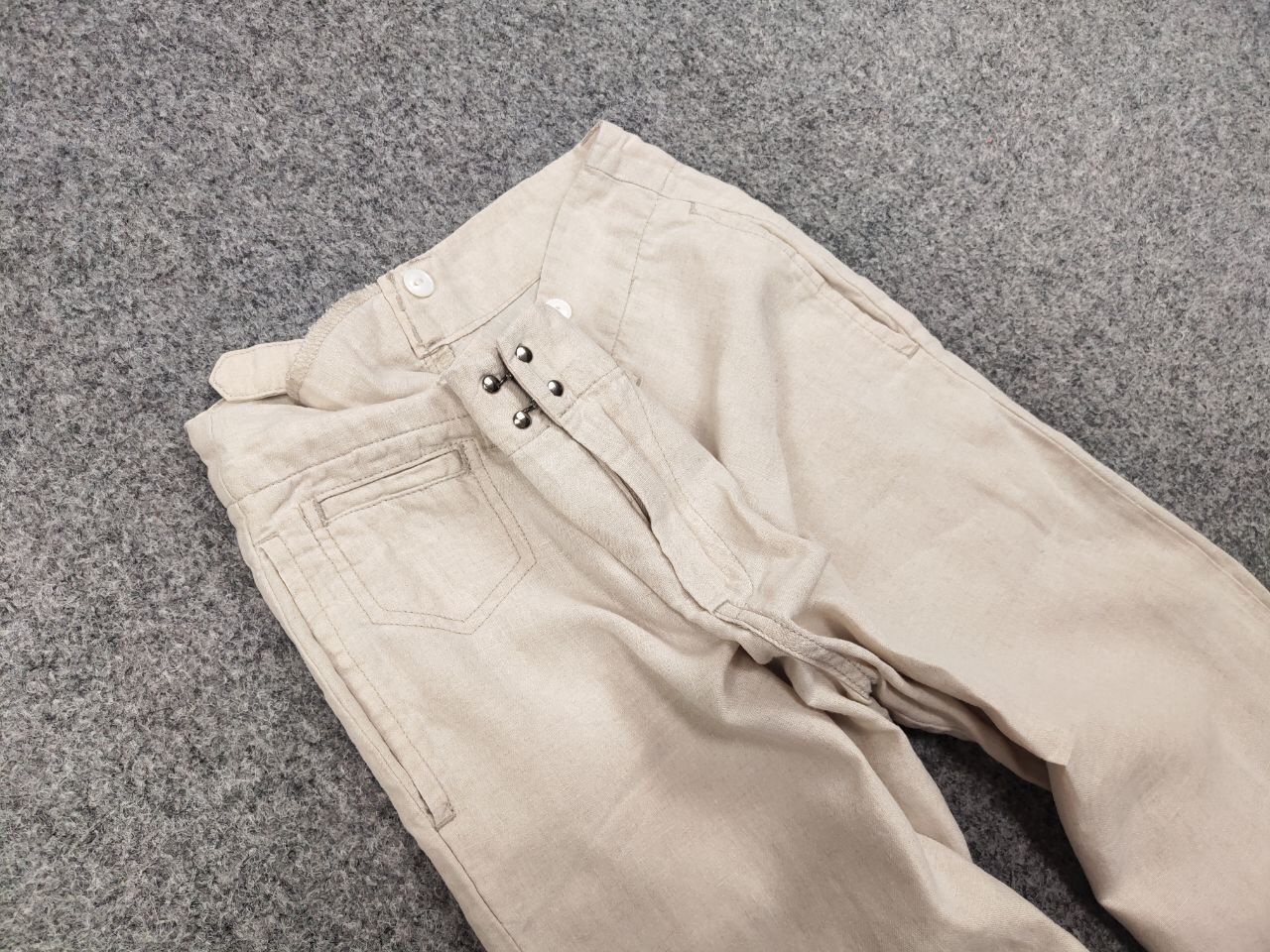 Journal Standard Journal Standard Linen Japan Designer Flared Trouser Pants Size 38" / US 16 / IT 52 - 10 Thumbnail