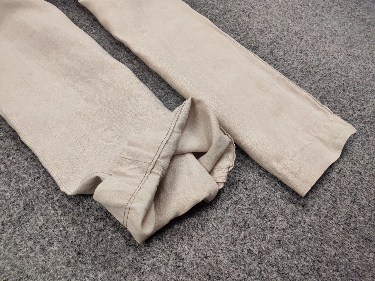 Journal Standard Journal Standard Linen Japan Designer Flared Trouser Pants Size 38" / US 16 / IT 52 - 9 Thumbnail