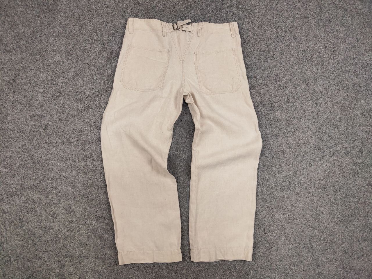 Journal Standard Journal Standard Linen Japan Designer Flared Trouser Pants Size 38" / US 16 / IT 52 - 15 Thumbnail