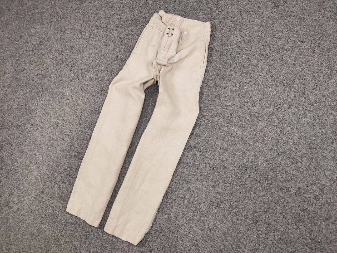 Journal Standard Journal Standard Linen Japan Designer Flared Trouser Pants Size 38" / US 16 / IT 52 - 3 Thumbnail