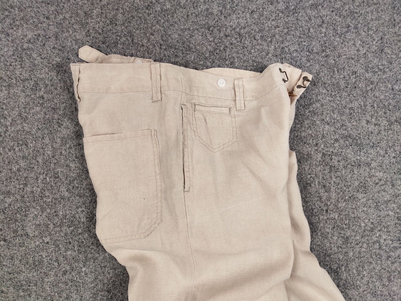 Journal Standard Journal Standard Linen Japan Designer Flared Trouser Pants Size 38" / US 16 / IT 52 - 18 Thumbnail