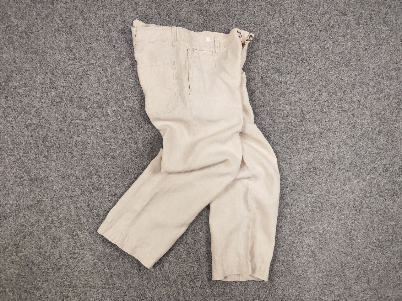 Journal Standard Journal Standard Linen Japan Designer Flared Trouser Pants Size 38" / US 16 / IT 52 - 17 Thumbnail