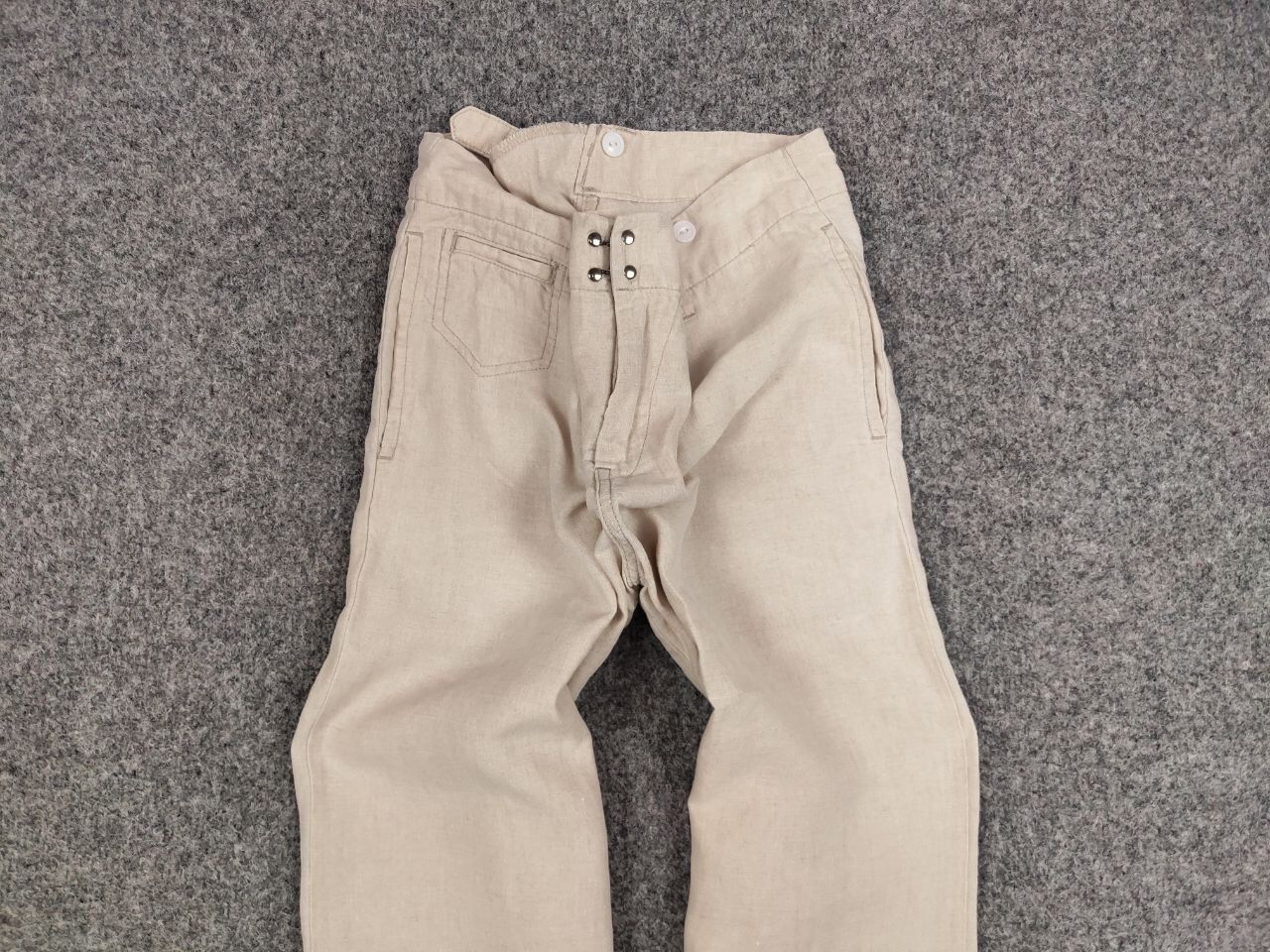 Journal Standard Journal Standard Linen Japan Designer Flared Trouser Pants Size 38" / US 16 / IT 52 - 7 Thumbnail