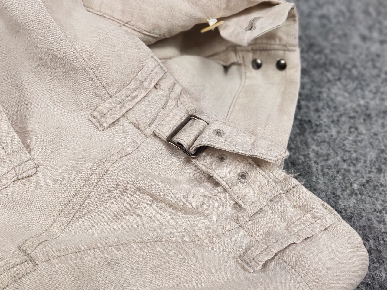 Journal Standard Journal Standard Linen Japan Designer Flared Trouser Pants Size 38" / US 16 / IT 52 - 19 Thumbnail