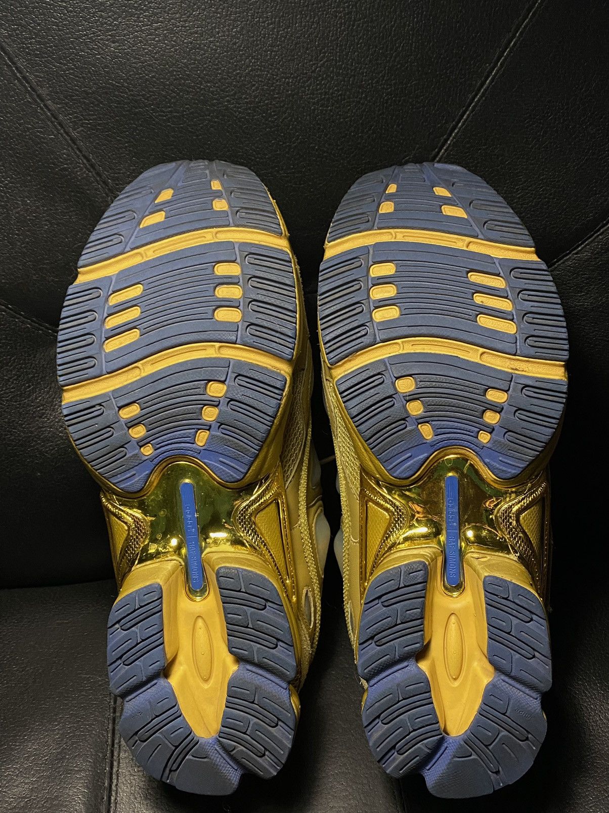 Adidas × Raf Simons Raf Simons Ozweego 2 Khaki | Surf Blue | Pyrite Size US 8.5 / EU 41-42 - 8 Thumbnail