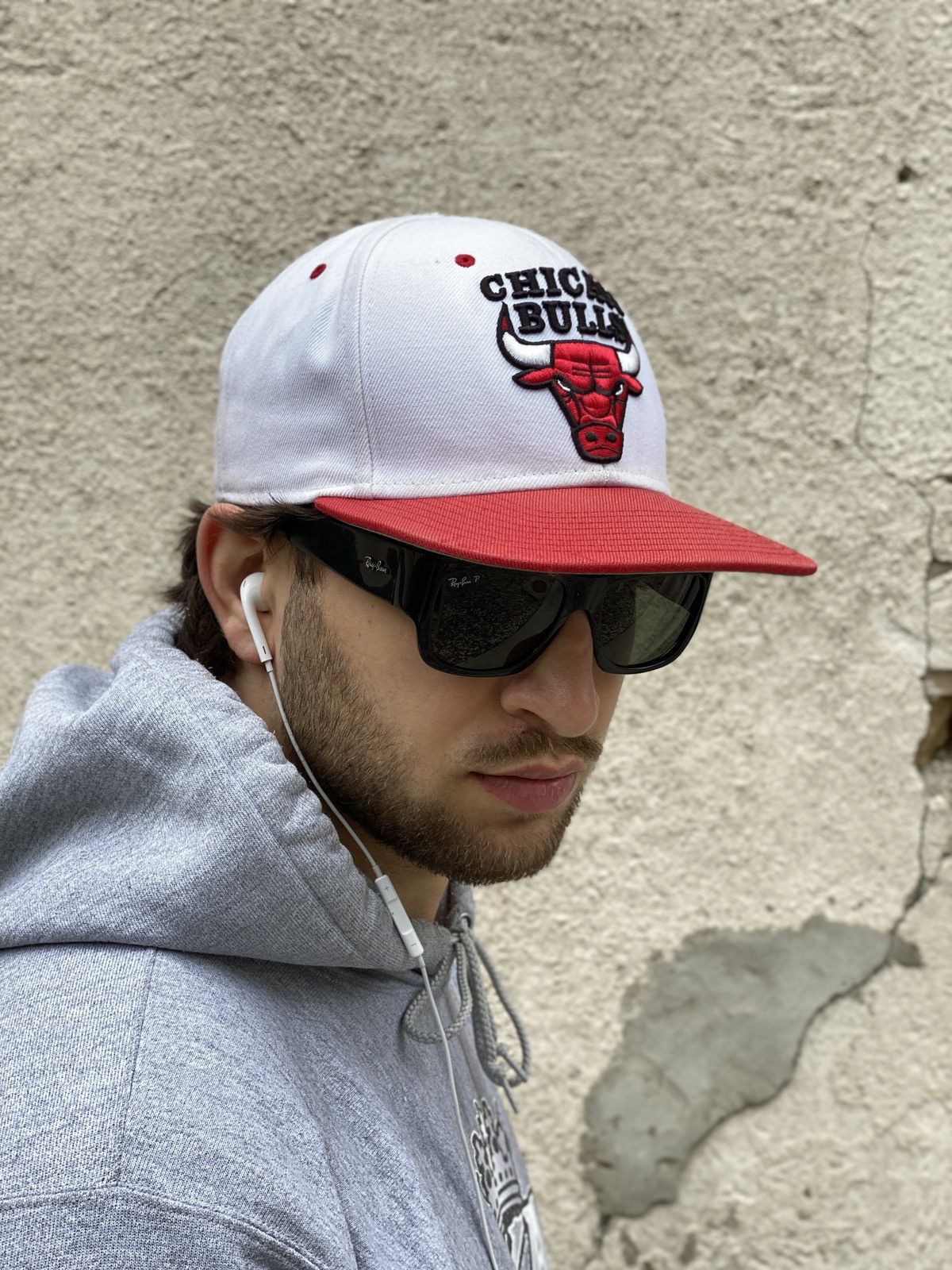 NBA × Vintage Vintage NBA Chicago Bulls Logo Snap Hat Cap Size ONE SIZE - 2 Thumbnail