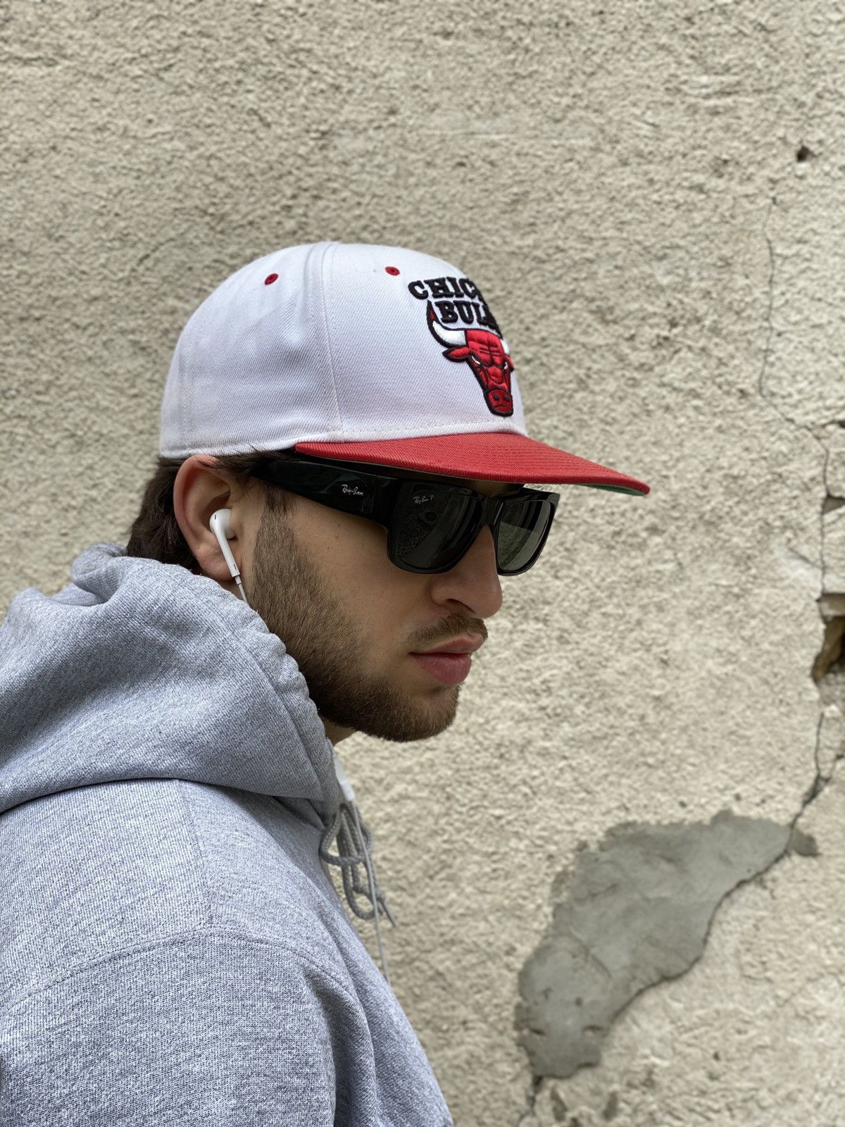 NBA × Vintage Vintage NBA Chicago Bulls Logo Snap Hat Cap Size ONE SIZE - 5 Thumbnail