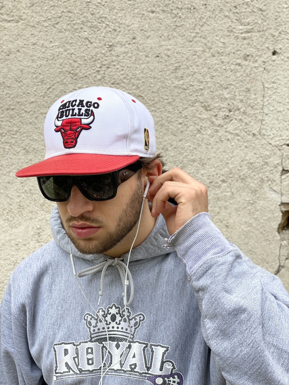 NBA × Vintage Vintage NBA Chicago Bulls Logo Snap Hat Cap Size ONE SIZE - 6 Thumbnail
