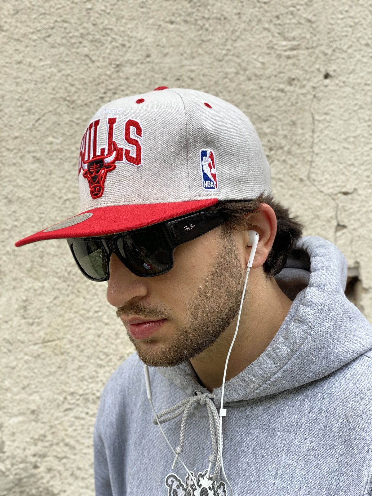NBA × Vintage Vintage Chicago Bulls NBA Snap Hat Cap Logo Size ONE SIZE - 5 Thumbnail