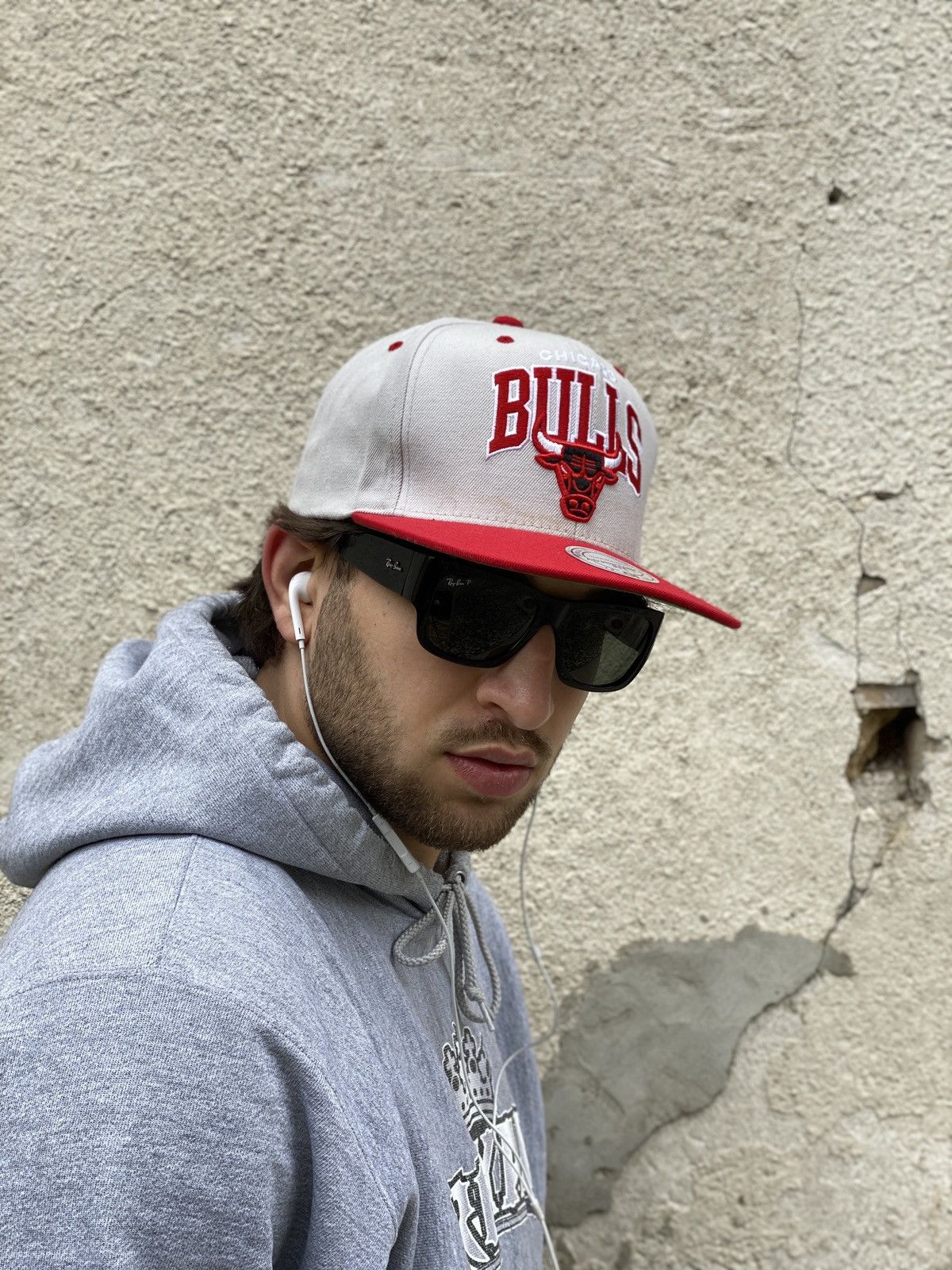NBA × Vintage Vintage Chicago Bulls NBA Snap Hat Cap Logo Size ONE SIZE - 3 Thumbnail