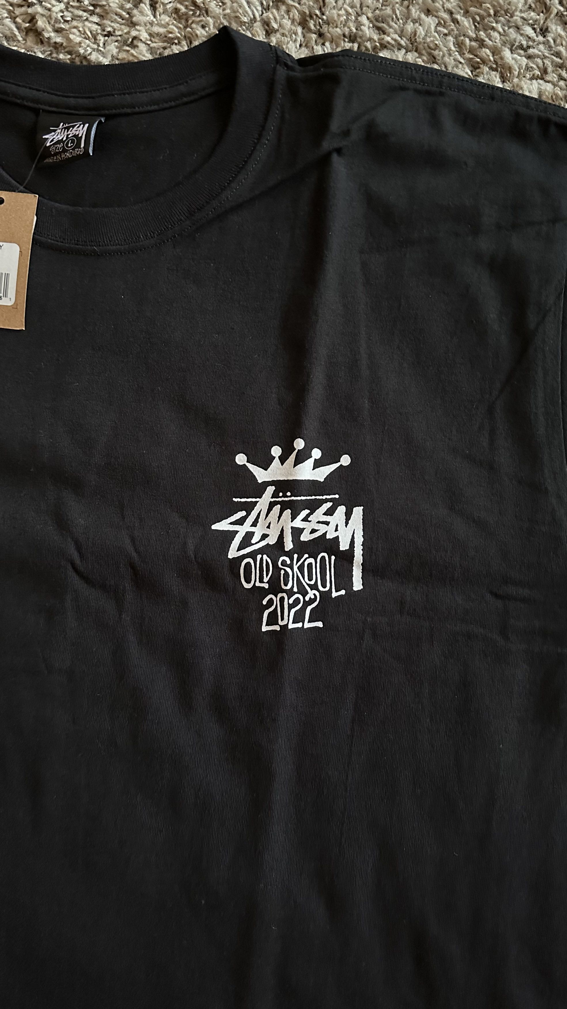 ★送料・関税込★Stussy★Stussy Old Skool 22 T-Shirt★Black Stussy Old Skool 22 T-shirt - black (black)