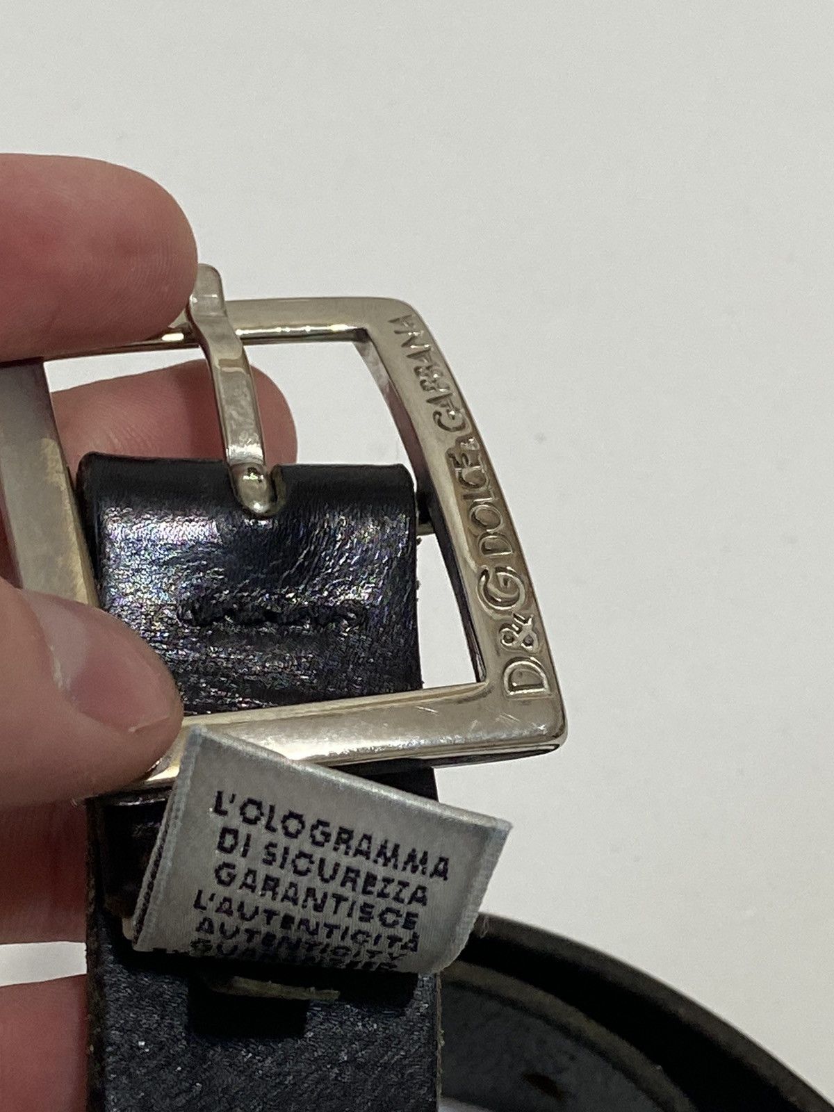 Dolce & Gabbana Dolce Gabbana Vintage Leather Belt Size ONE SIZE - 9 Thumbnail