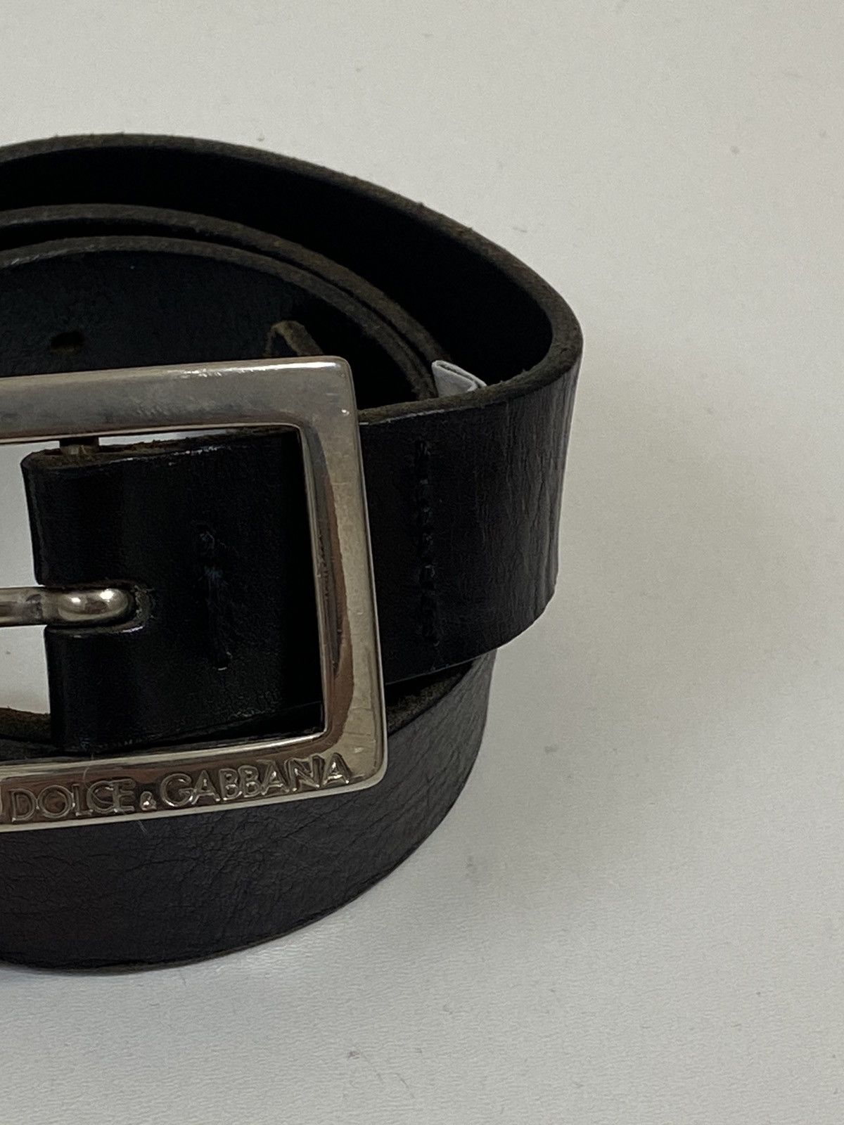 Dolce & Gabbana Dolce Gabbana Vintage Leather Belt Size ONE SIZE - 3 Thumbnail