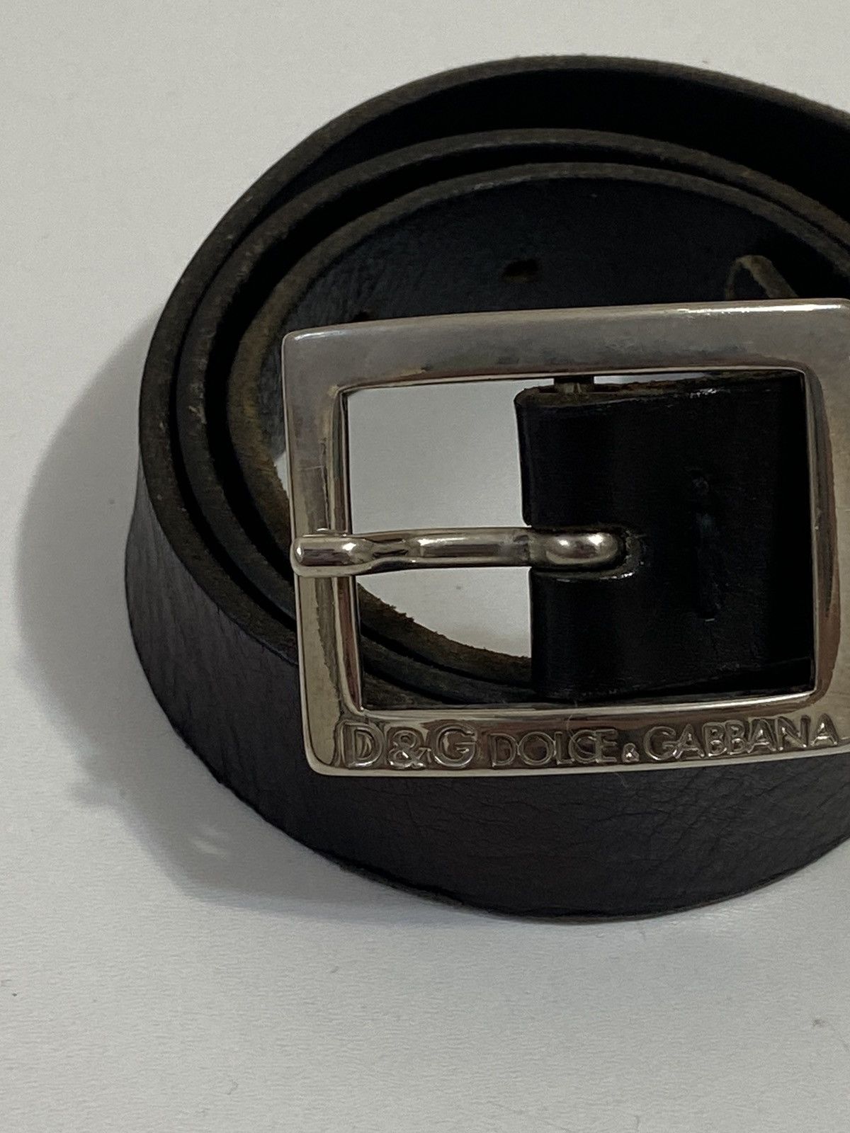 Dolce & Gabbana Dolce Gabbana Vintage Leather Belt Size ONE SIZE - 2 Thumbnail