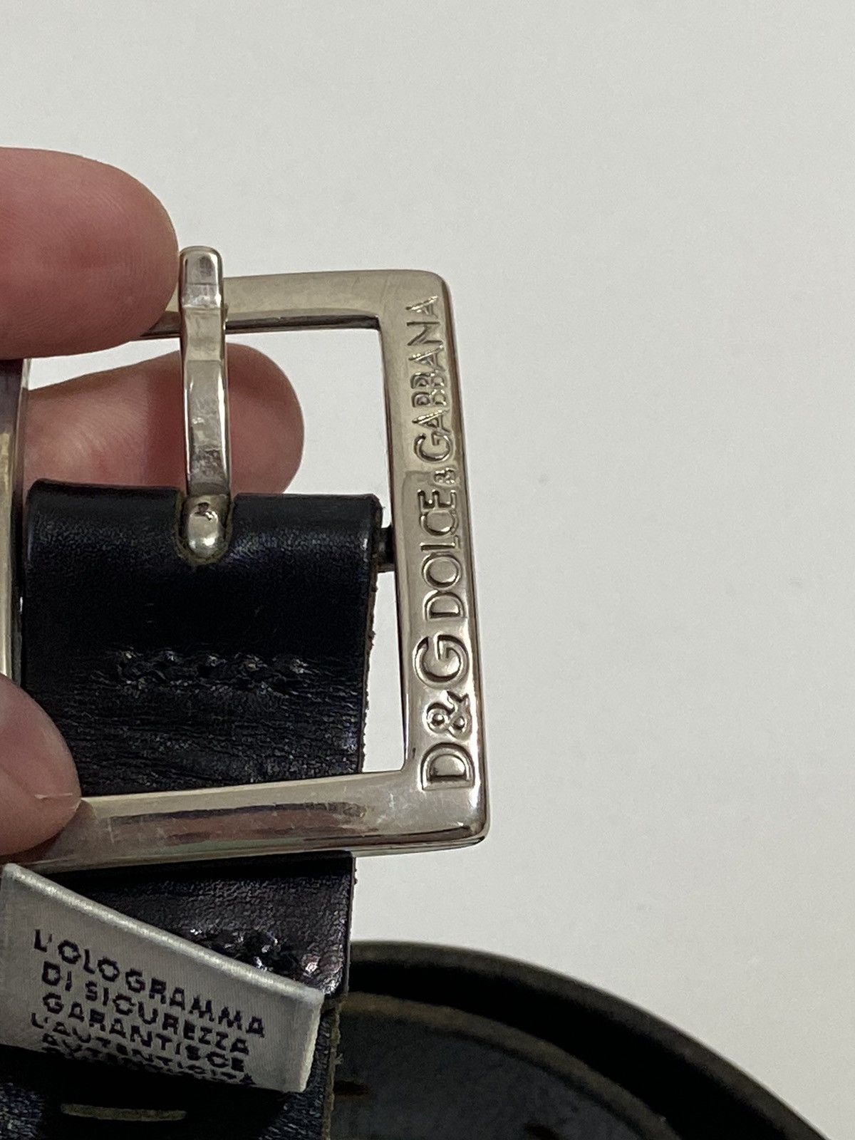 Dolce & Gabbana Dolce Gabbana Vintage Leather Belt Size ONE SIZE - 8 Thumbnail