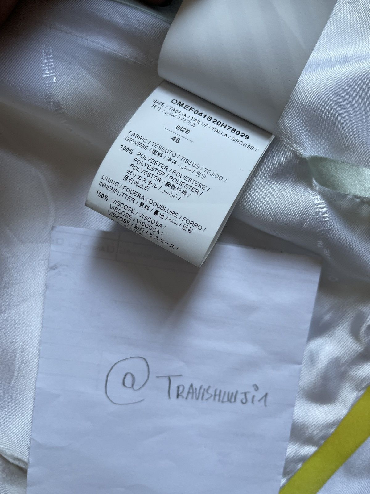 Futura × Off-White Off-White x Futura Blazer Size 46S - 8 Thumbnail
