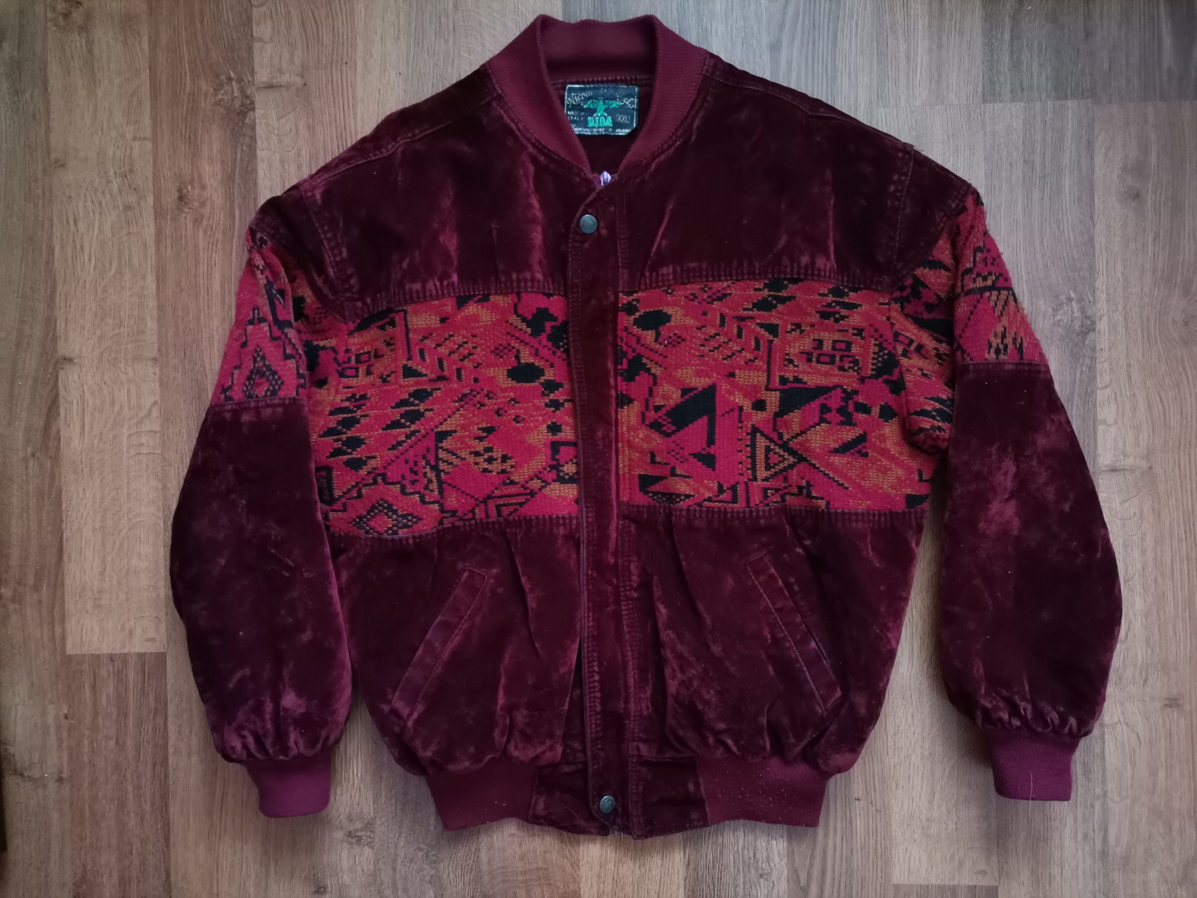 Vintage Vintage Nida Velour & Wool Jacket Size US M / EU 48-50 / 2 - 1 Thumbnail