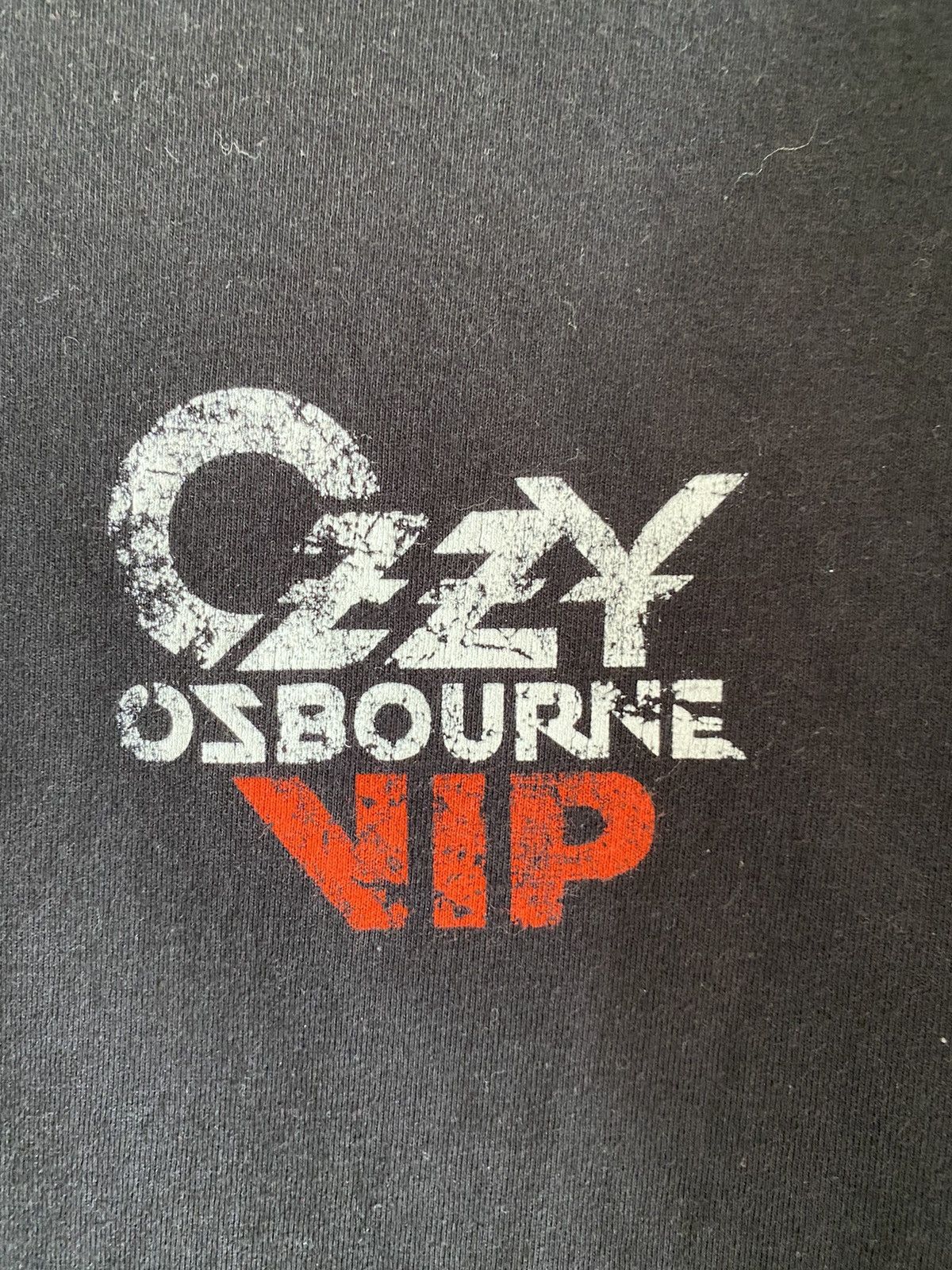 Band Tees × Vintage VINTAGE OZZY OSBORNE VIP TOUR SHIRT Size US L / EU 52-54 / 3 - 3 Thumbnail