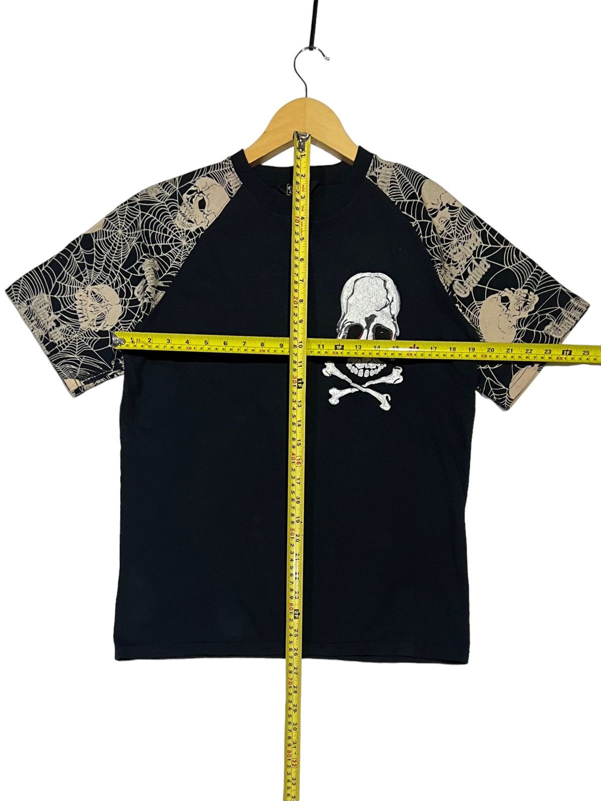 BACK STREET DOMESTIC JAPAN BIG EMBROIDERY SKULLS SHIRT