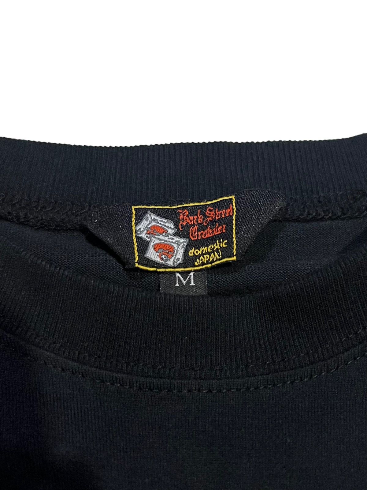 BACK STREET DOMESTIC JAPAN BIG EMBROIDERY SKULLS SHIRT