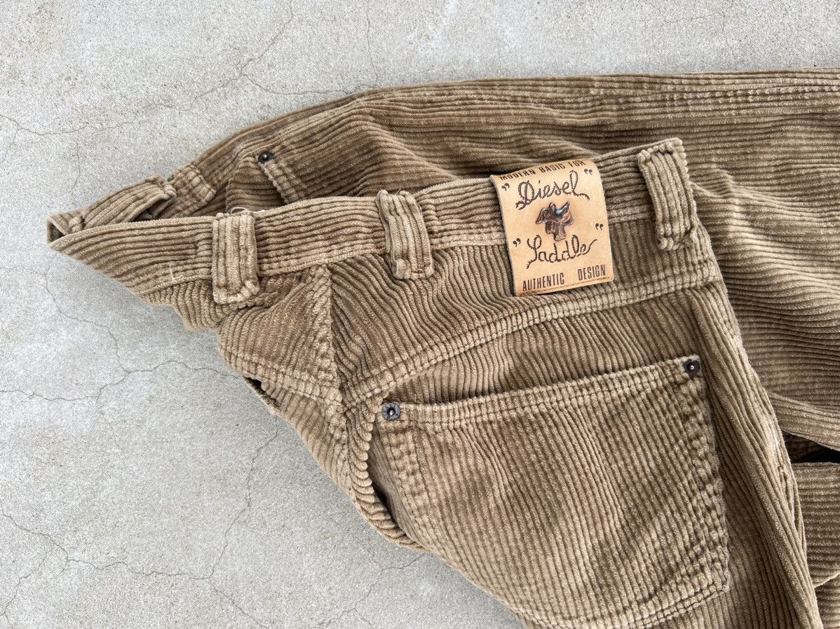 Diesel × Vintage Vintage Diesel Corduroy Brown Pants Size US 32 / EU 48 - 7 Thumbnail