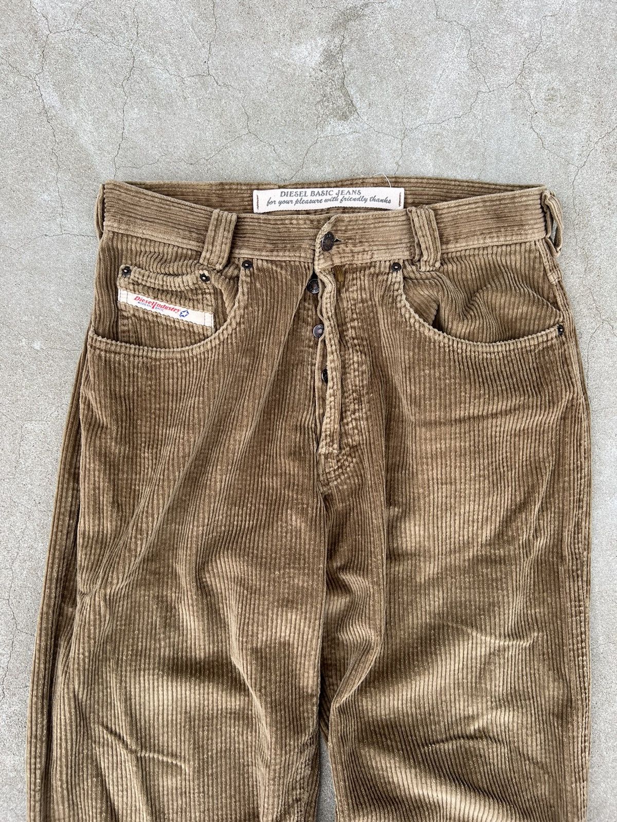 Diesel × Vintage Vintage Diesel Corduroy Brown Pants Size US 32 / EU 48 - 6 Thumbnail