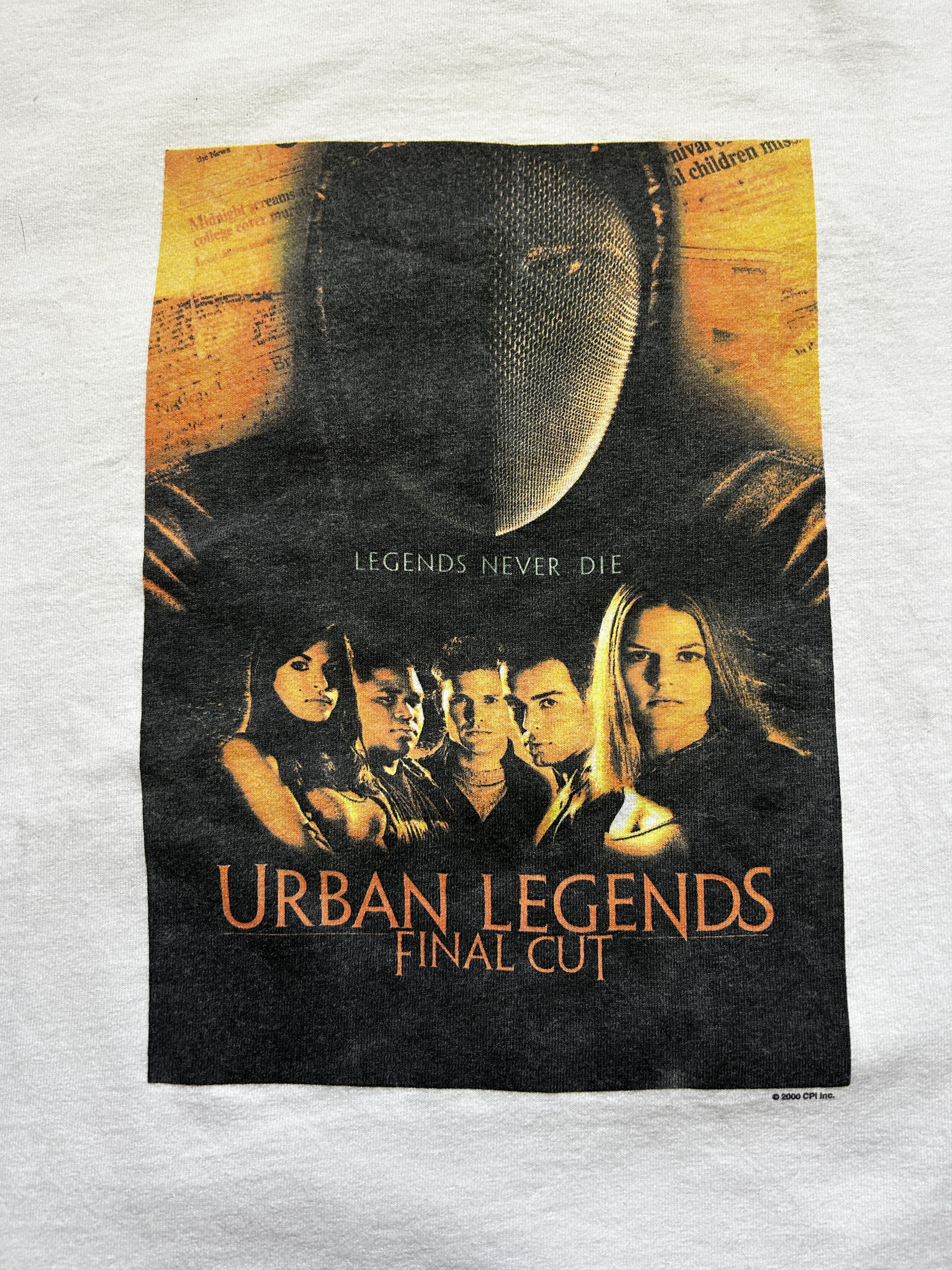 Vintage Vintage Urban Legends Final Cut 2000 Horror Movie T-shirt Size US XL / EU 56 / 4 - 2 Thumbnail