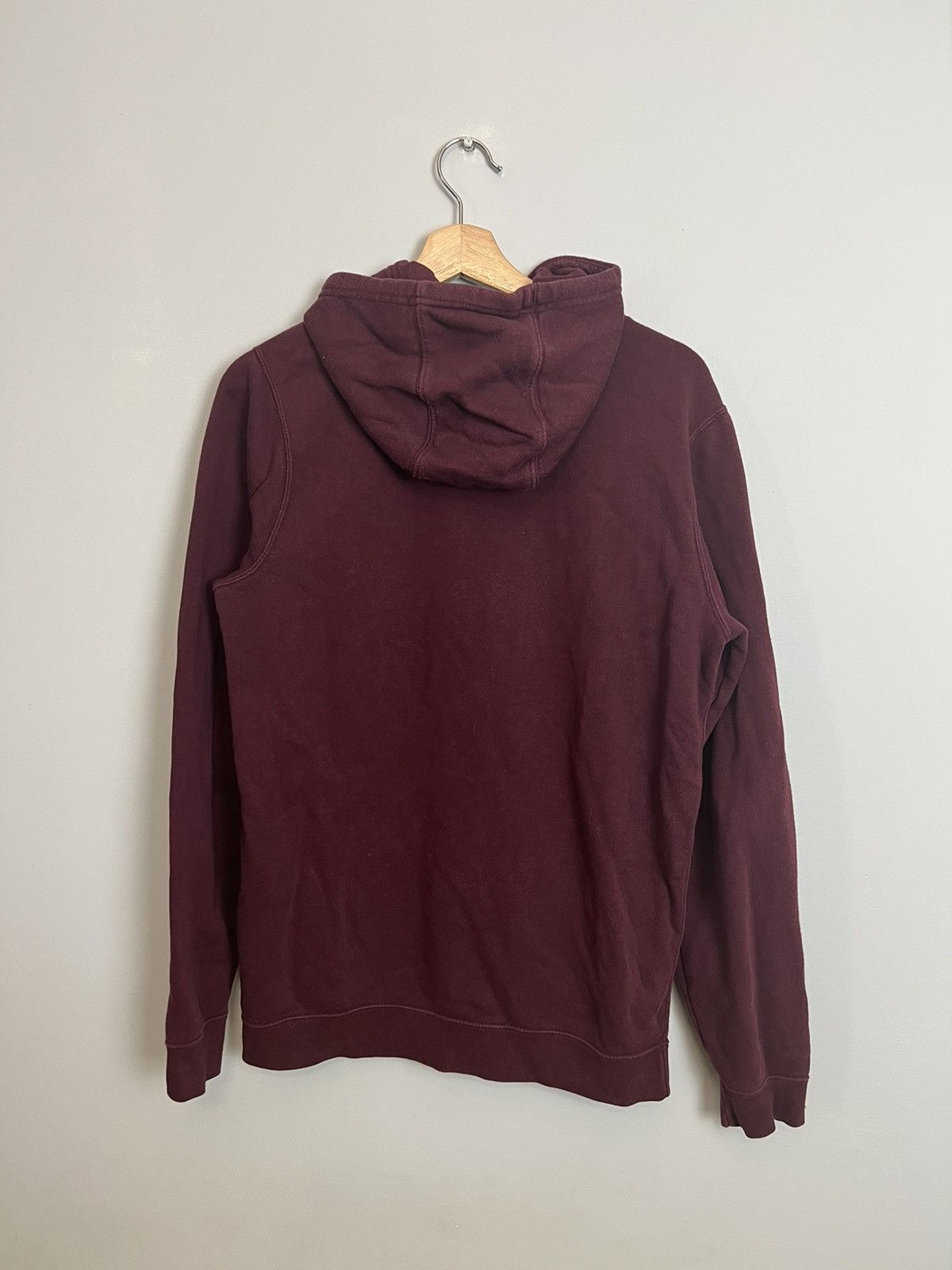 Nike Rare CW Nike Burgundy Mini swoosh Y2K Hoodie Small Size US S / EU 44-46 / 1 - 2 Thumbnail