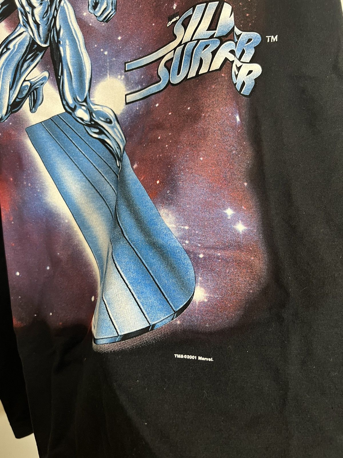 Marvel Comics Rare Vintage 2001 Marvel Comics Silver Surfer Y2K T-Shirt Size US XL / EU 56 / 4 - 3 Thumbnail