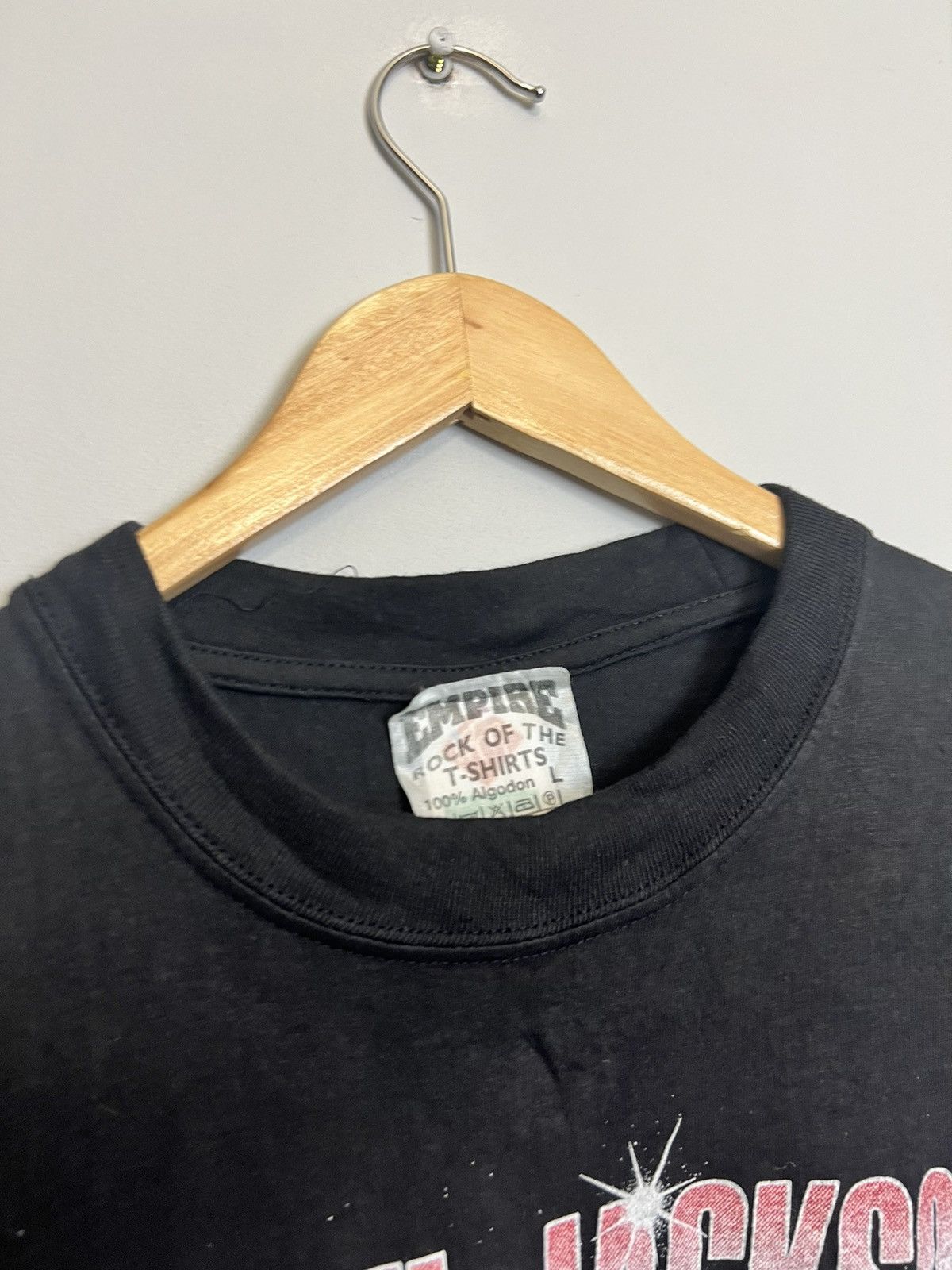 Band Tees Rare Vintage 90s Michael Jackson King Of Pop Music Band Tee Size US L / EU 52-54 / 3 - 3 Thumbnail