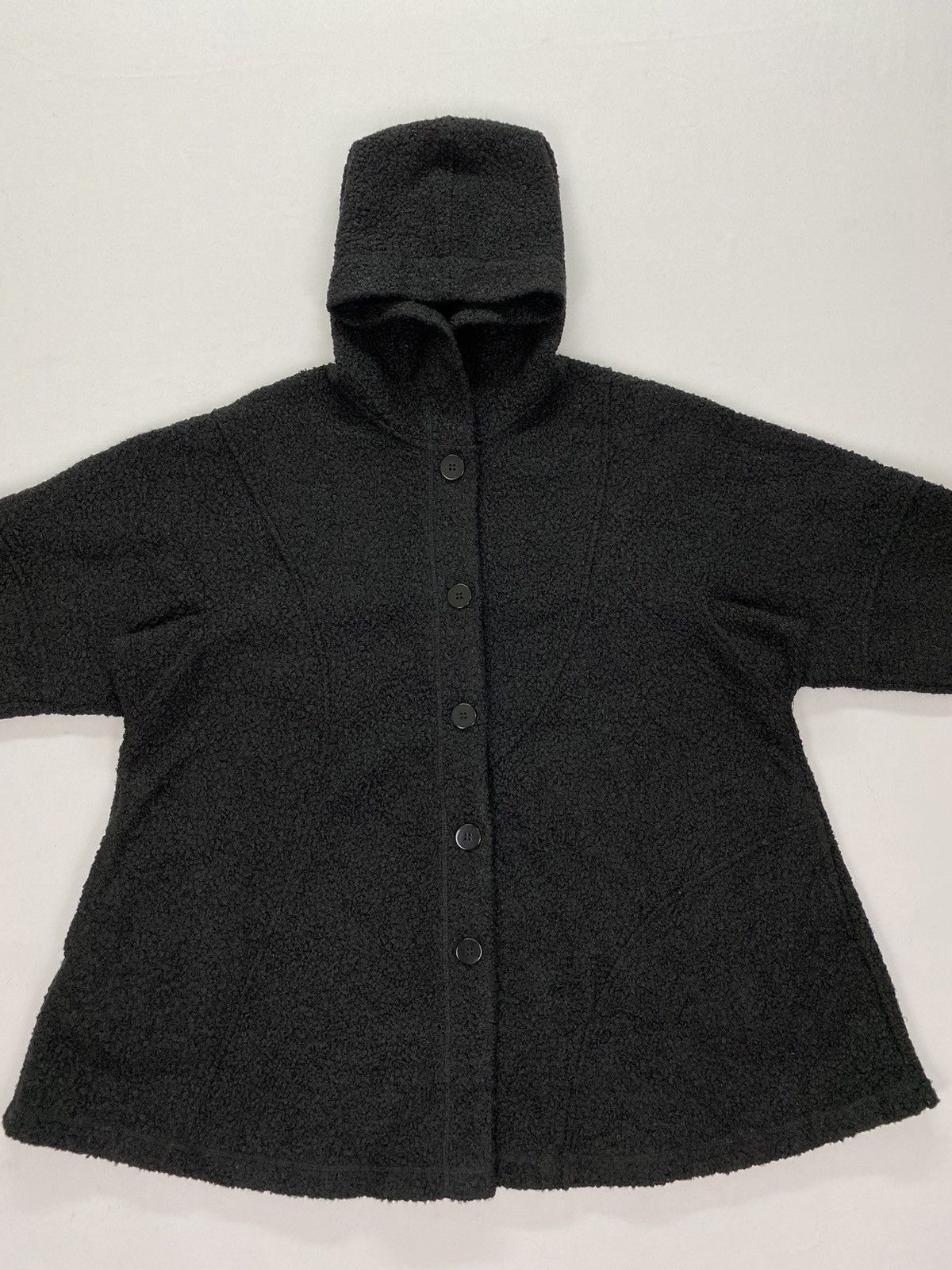 Designer × Hiroko Koshino Homme Hiroko Dessiner Fleece Hooded Jacket Size M / US 6-8 / IT 42-44 - 3 Thumbnail