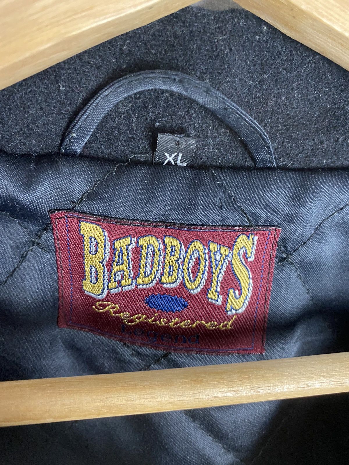 Vintage Rare Vintage 90s Bad Boys Wool Baseball College Jacket Size US XL / EU 56 / 4 - 5 Thumbnail