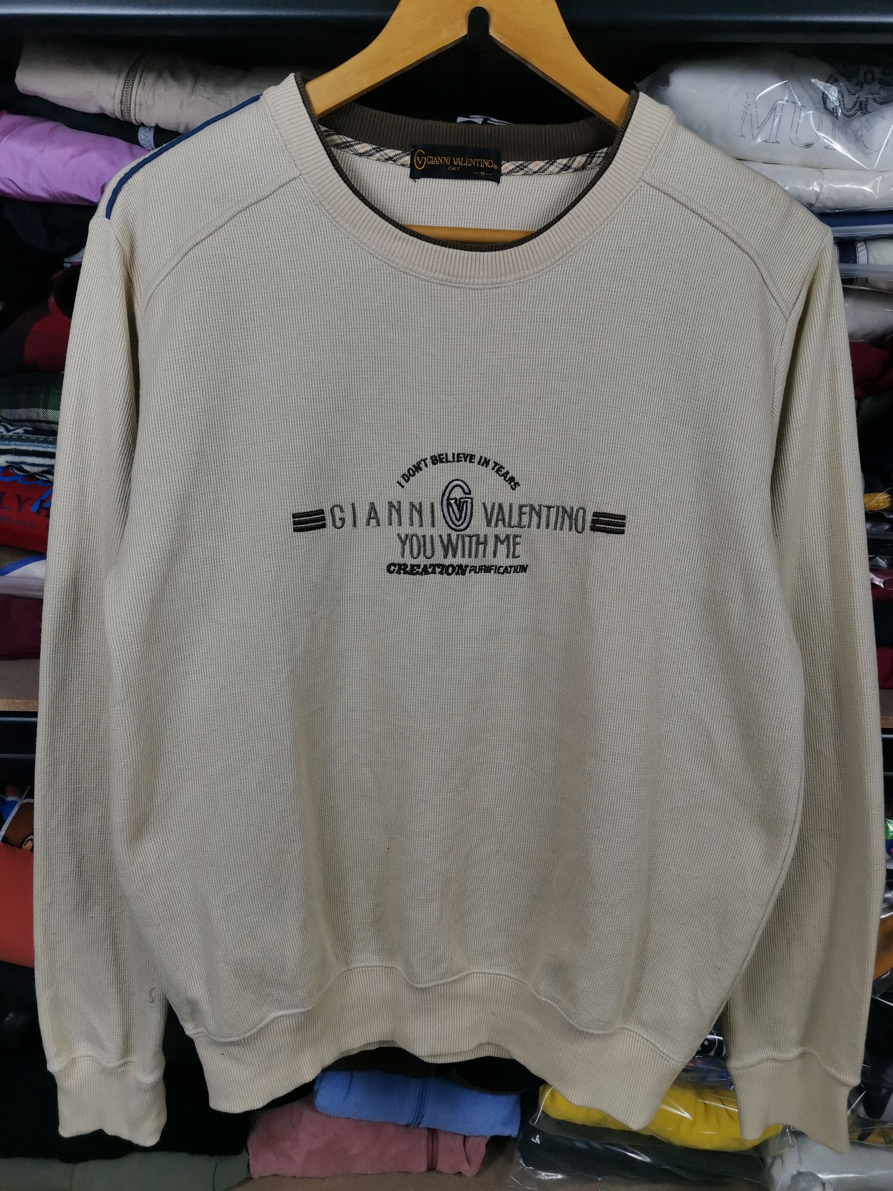 Gianni Valentino Vintage Luxury Gianni Valentino Sweatshirt Size US M / EU 48-50 / 2 - 1 Thumbnail