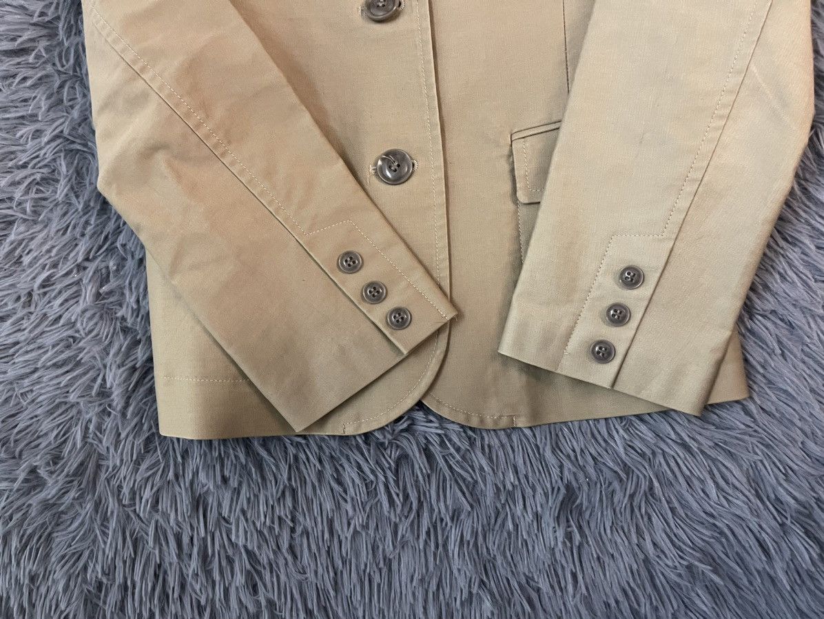 Beams Plus × Japanese Brand × Vintage 🇯🇵 Ray Beams made in Japan minimalist canvas blazer Size S / US 4 / IT 40 - 5 Thumbnail