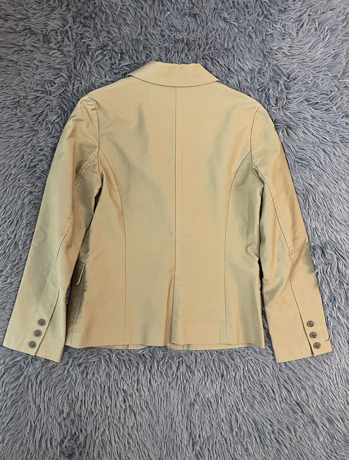 Beams Plus × Japanese Brand × Vintage 🇯🇵 Ray Beams made in Japan minimalist canvas blazer Size S / US 4 / IT 40 - 6 Thumbnail
