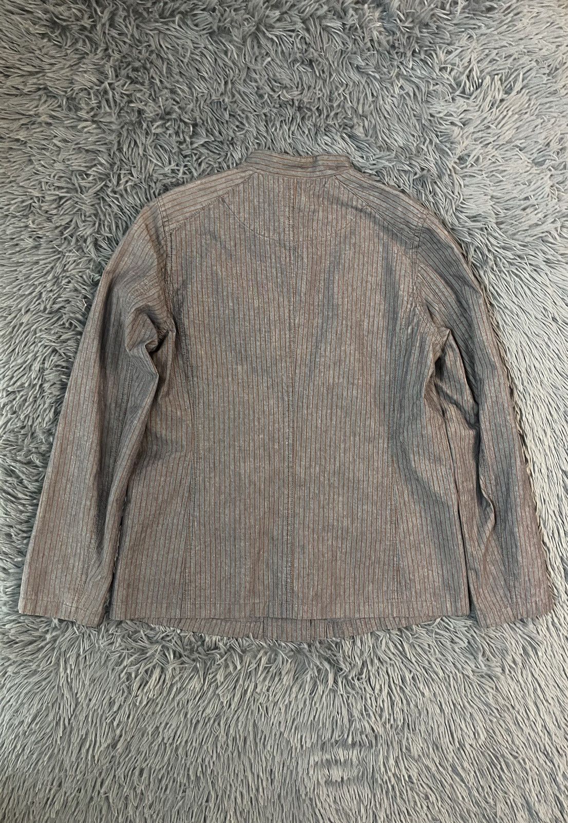 Japanese Brand × Vintage Spick and Span made in Japan striped jacket avant garde Size M / US 6-8 / IT 42-44 - 10 Thumbnail