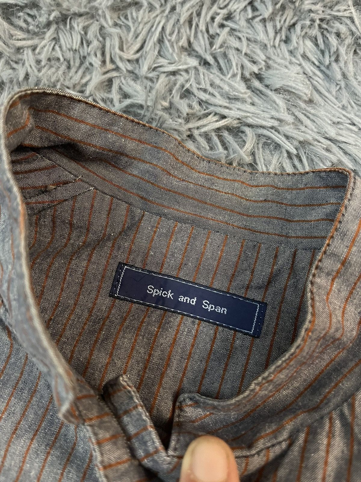 Japanese Brand × Vintage Spick and Span made in Japan striped jacket avant garde Size M / US 6-8 / IT 42-44 - 2 Thumbnail